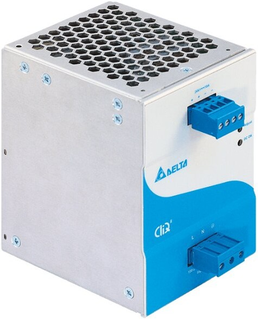 Zasilacz na szynę DIN Delta 240W, 24V, 10A (DRP024V240W1BN) (5901885208091) - obraz 1