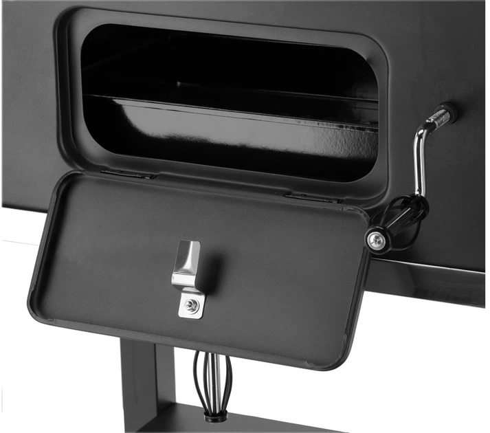 Grill węglowy z wędzarnią LUND ruszt 54.5x23.5 cm (99925_lu) - obraz 5