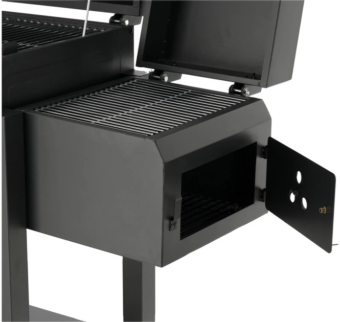 Grill węglowy z wędzarnią LUND ruszt 54.5x23.5 cm (99925_lu) - obraz 7