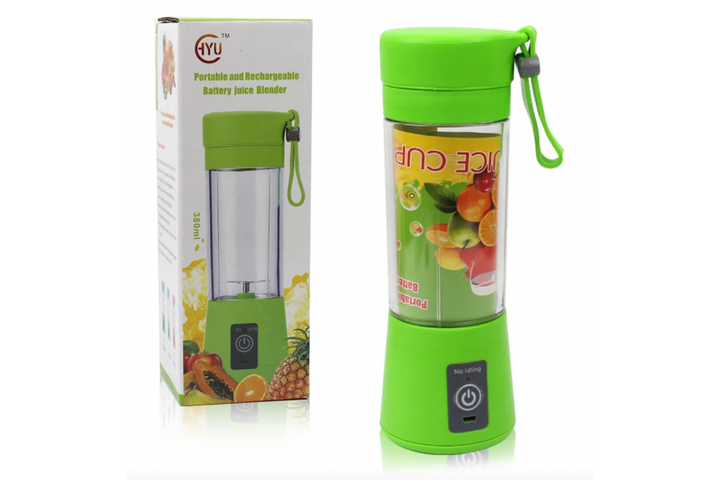 Портативна кружка-блендер Juice Cup NG-01: шейкер для смузі, USB-зарядка, Power Bank - зображення 4