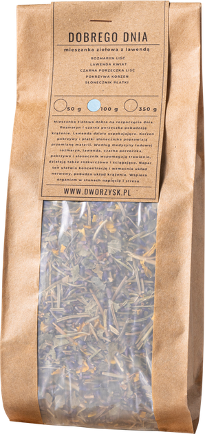 Herbata sypana Dworzysk Dobrego Dnia 100 g (5901122626183) - obraz 1
