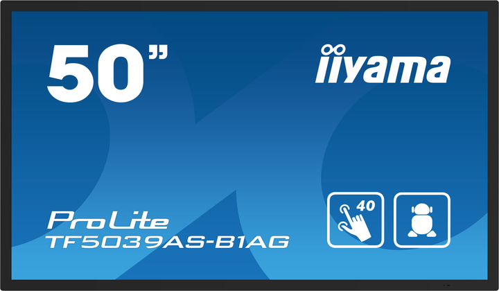 Monitor 50" iiyama ProLite TF5039AS-B1AG - obraz 1