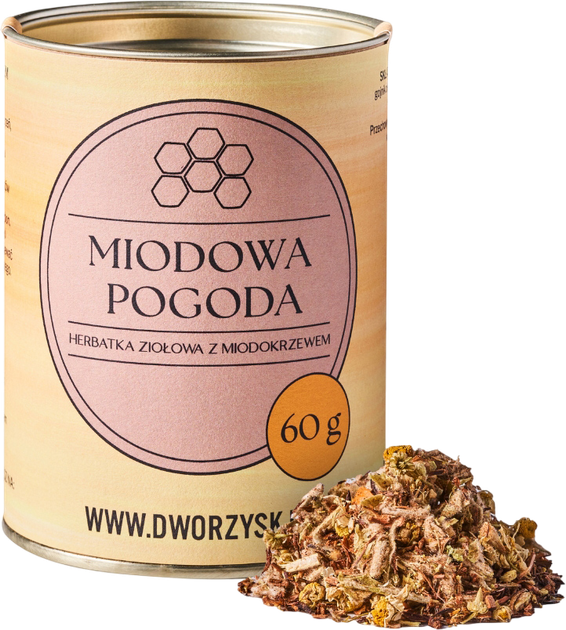 Herbata sypana Dworzysk Miodowa Pogoda 60 g (5901122626787) - obraz 2