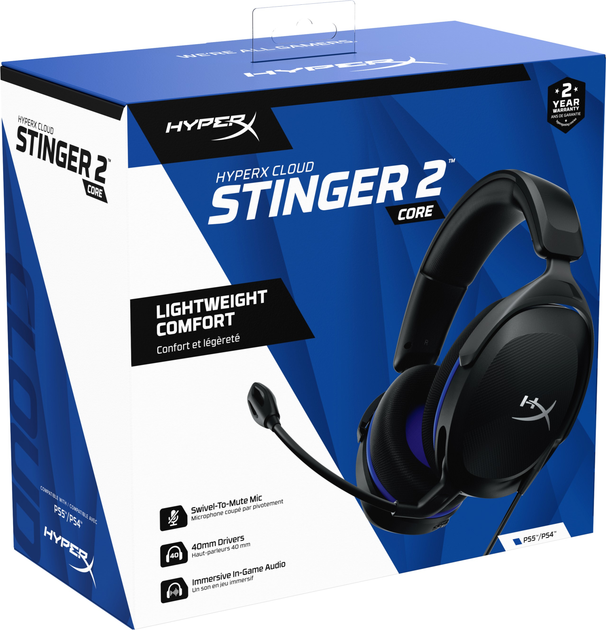Навушники HyperX Cloud Stinger 2 Core for PlayStation Black (6H9B6AA) - зображення 8
