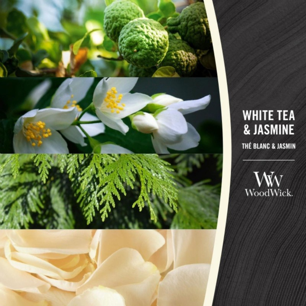 Ароматична свічка Woodwick White Tea and Jasmine 453 г (5038581056975) - зображення 2