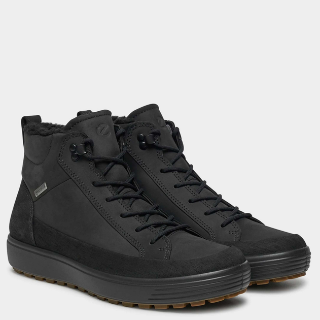 Zimowe trzewiki męskie skórzane Gore-Tex ECCO Soft 7 Tred M 45044451052 41 26.8 cm Czarne (194891609180) - obraz 2
