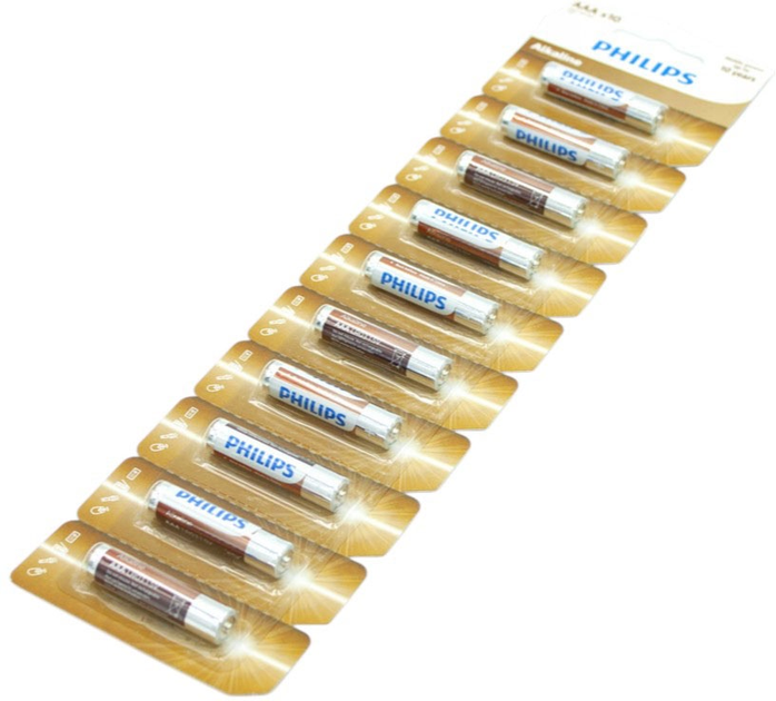 Baterie Philips LR03AL10S/10 10 szt (4895229113497) - obraz 3