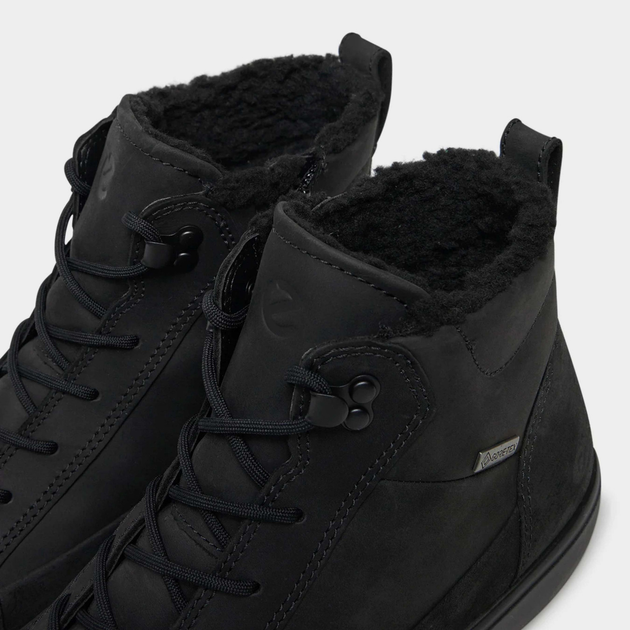 Zimowe trzewiki męskie skórzane Gore-Tex ECCO Soft 7 Tred M 45044451052 45 29.5 cm Czarne (194891609227) - obraz 4