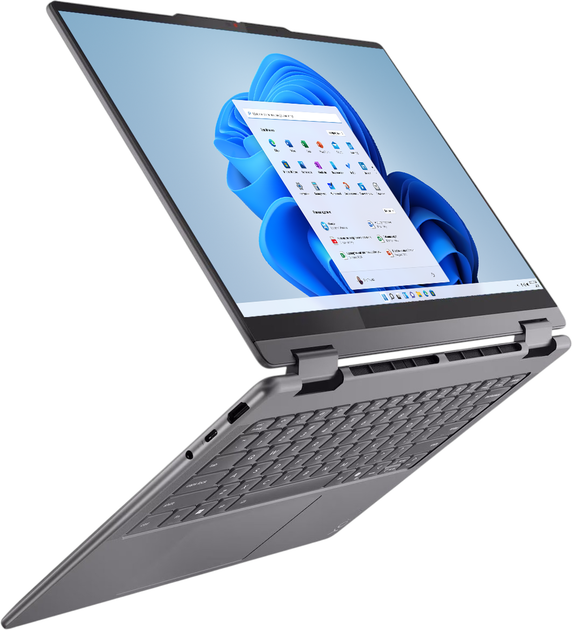Laptop Lenovo Yoga 7 2-in-1 14ILL10 (83JQ004DPB) Luna Grey - obraz 4