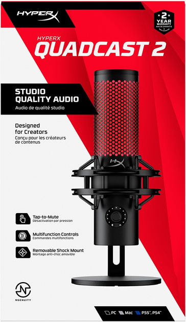 Мікрофон HyperX QuadCast 2 USB (872V1AA) - зображення 13