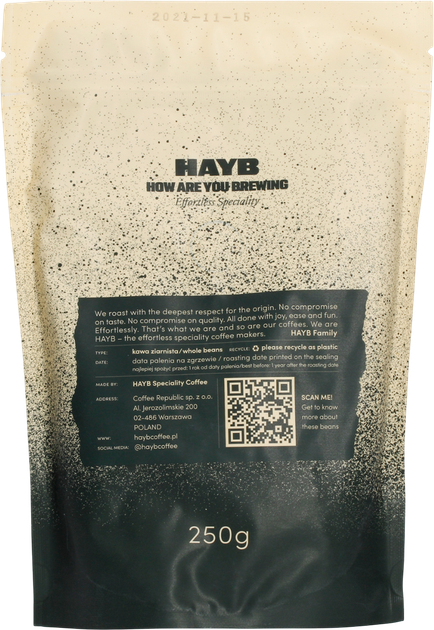 Кава в зернах Hayb Guatemala Espresso 250 г (5904844570048) - зображення 2