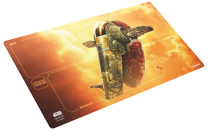 Mata do gry Gamegenic: Star Wars Unlimited Card Game - Game Mat - Fetts Firespray GGS40082ML (4251715417386) - obraz 1