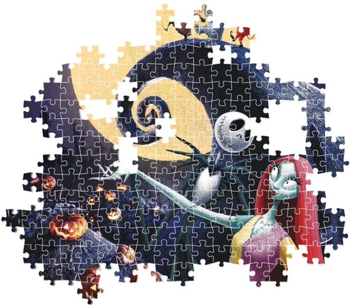 Puzzle Clementoni Disney Nightmare Before Christmas 1000 elementów 37060 (8005125370603) - obraz 3