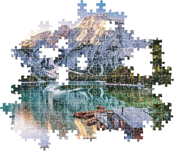 Puzzle Clementoni High Quality Emerald Lake Braies 1000 elementów 39934 (8005125399345) - obraz 3
