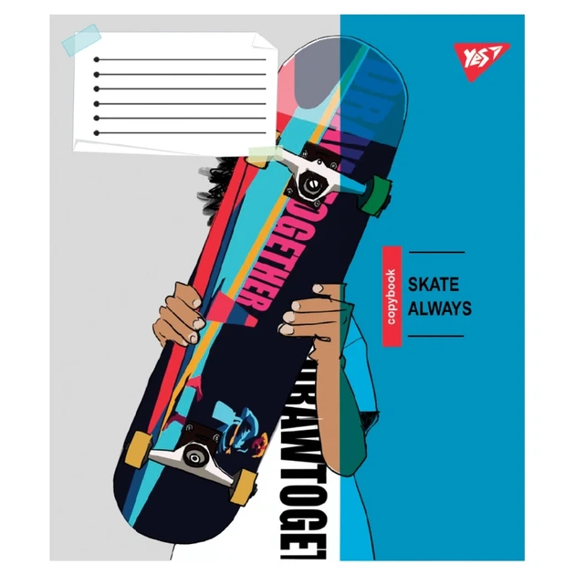 Тетрадь ученическая Skate is always YES 767814 48 л. Разноцветный shop (4823092295798) - изображение 2