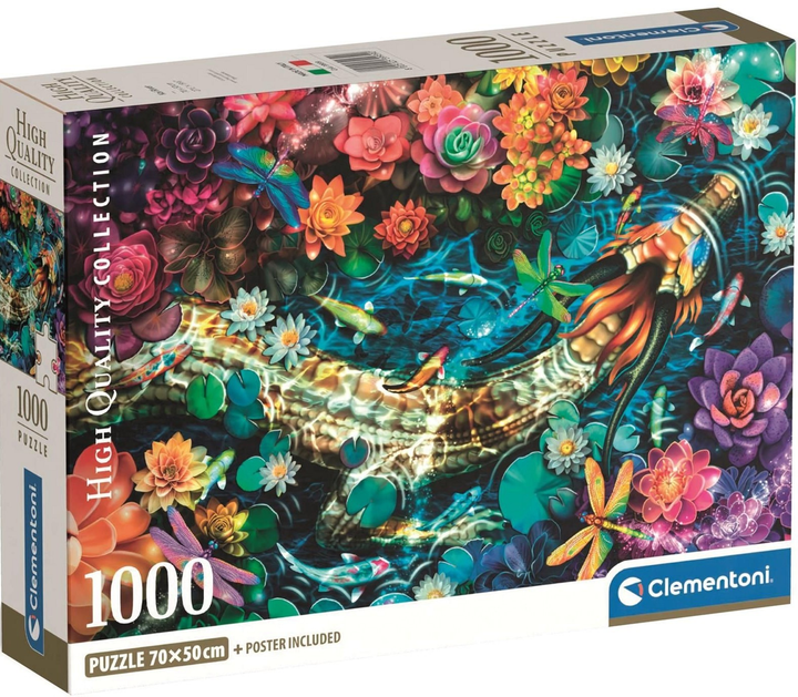 Puzzle Clementoni High Quality Koi River 1000 elementów 39939 (8005125399390) - obraz 1