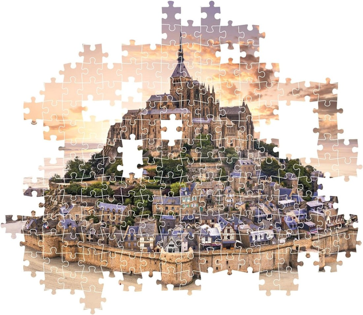 Puzzle Clementoni High Quality The Mount Saint-Michel Rising 1500 elementów 31730 (8005125317301) - obraz 3