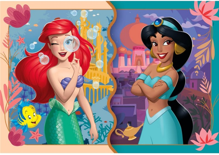 Puzzle Clementoni Super Kolor Disney Princess 2 x 20 elementów 24092 (8005125240920) - obraz 2