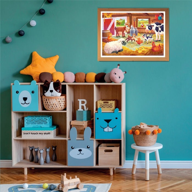 Puzzle Clementoni Super Kolor The Farmyard Family 2 x 20 elementów 24818 (8005125248186) - obraz 4