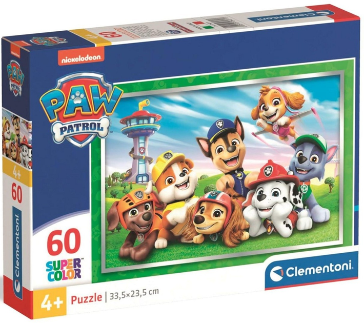 Пазл Clementoni Super Kolor Paw Patrol 60 елементів (8005125260713) - зображення 1