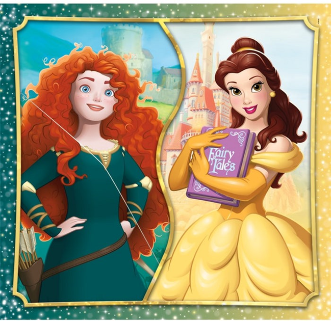 Пазл Clementoni Super Kolor Disney Принцеси 3 x 48 елементів 25064 (8005125250646) - зображення 3