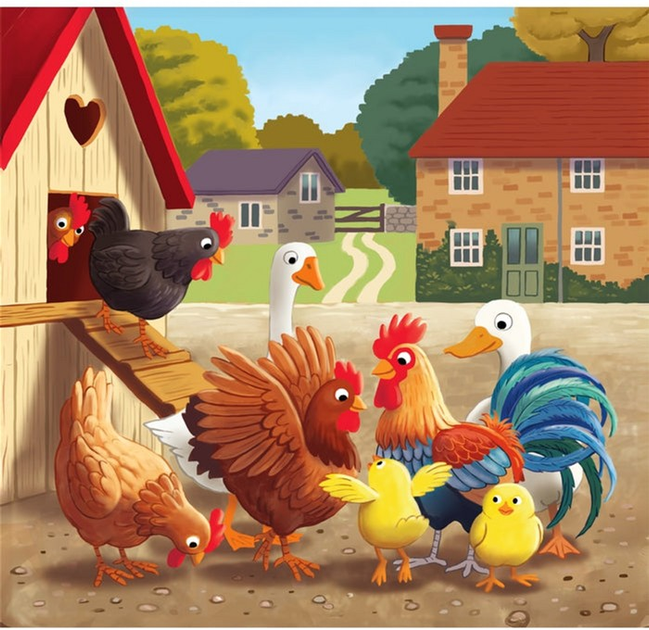 Puzzle Clementoni Super Kolor Farm Moments 3 x 48 elementów 25791 (8005125257911) - obraz 2