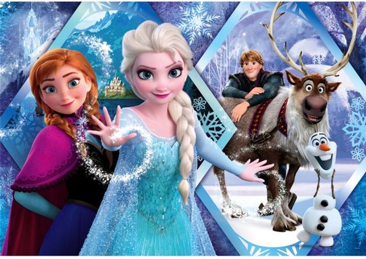 Puzzle Clementoni Super Kolor Disney Frozen 104 elementy 25045 (8005125250455) - obraz 2