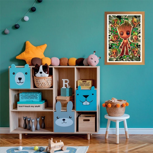 Puzzle Clementoni Super Kolor Marvel Groot 104 elementy 25051 (8005125250516) - obraz 3