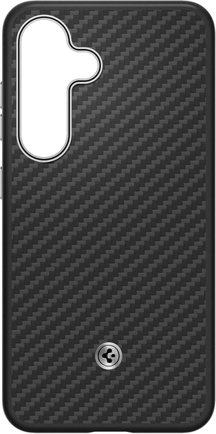 Панель Spigen Enzo Aramid GP-FPS936PGABW з вбудованим кільцем MagFit для Samsung Galaxy S25+ Black (8809971239516) - зображення 1