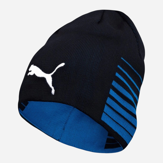 Шапка Puma Liga Reversible Beanie 2235702 One Size Чорна (4060981734277) - зображення 1