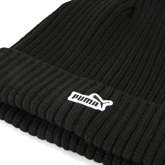 Czapka Puma Ess Patch Mid Crown Beanie 2641701 One Size Czarna (4069157729154) - obraz 4