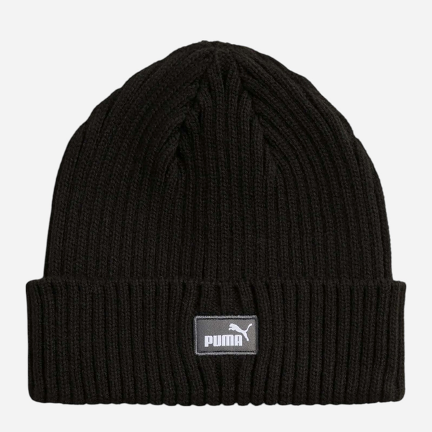 Підліткова демісезонна шапка біні Puma Classic Low Crown Beanie Jr 2655901 Чорна (4069157147965) - зображення 1