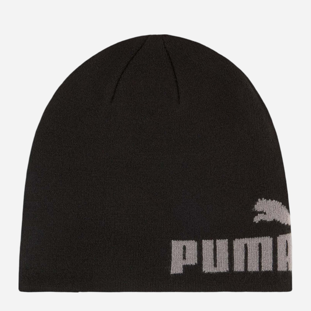 Підліткова демісезонна шапка біні Puma Ess Mid Crown Cuffless Beanie Jr 2656001 Чорна (4069157147637) - зображення 1
