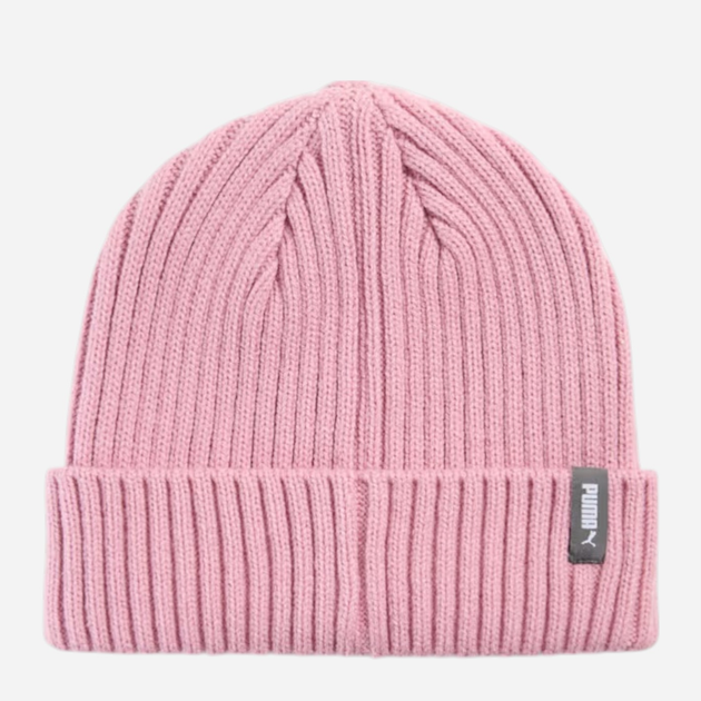 Підліткова демісезонна шапка біні Puma Classic Low Crown Beanie Jr 2655902 Рожева (4069157147538) - зображення 3