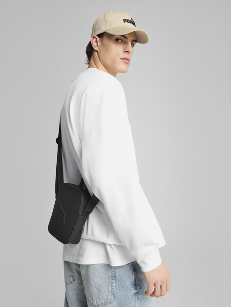 Torba sportowa na ramię męska materialowa Puma Buzz Portable 9115501 Czarna (4067984165459) - obraz 2