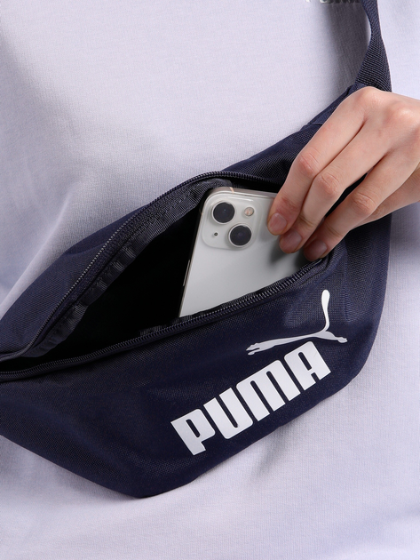 Torba sportowa na pas Puma Phase Waist Bag 9116502 Granatowa (4067984174864) - obraz 4