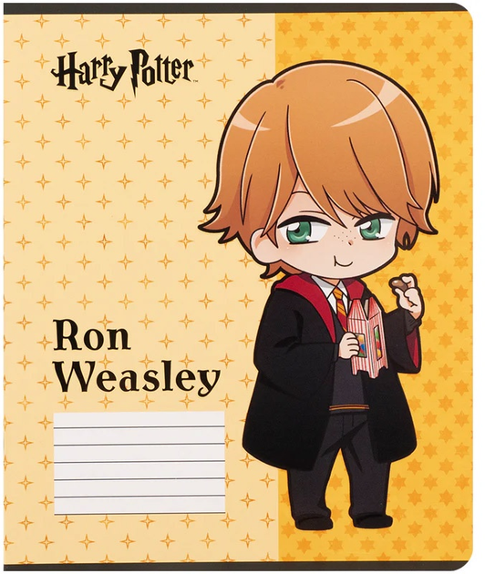 Набір шкільних зошитів Kite Harry Potter 12 аркушів у клітинку 25 шт (HP25-232-1) - зображення 9