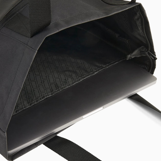 Torba shopper damska materialowa duża Puma Campus Shopper 9129401 Czarna (4067984160508) - obraz 4