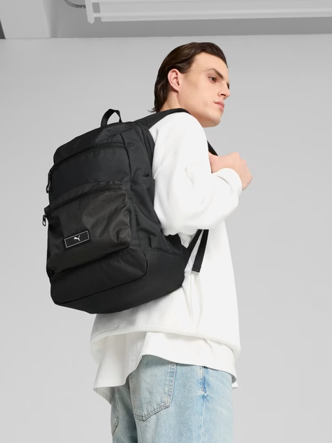 Plecak sportowy 29L A4 Puma Deck Backpack Ii 9131601 Czarny (4067984166418) - obraz 2