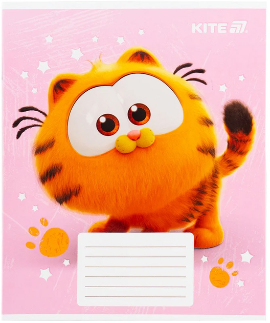 Набір шкільних зошитів Kite Garfield 12 аркушів у косу лінію 25 шт (GF25-235) - зображення 3