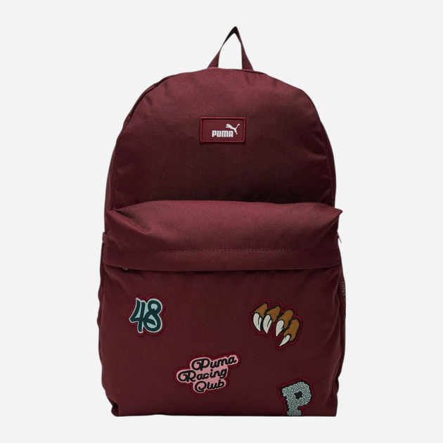 Plecak sportowy 20L A4 Puma Phase Patch Backpack 9173020 Bordowy (4069156960374) - obraz 1