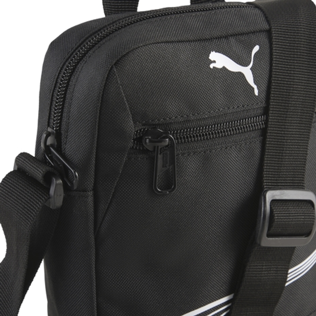 Torba przez ramię męska sportowa materialowa Puma Fundamental Portable 9180301 Czarna (4069156960985) - obraz 3