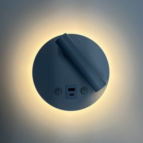 Светильник светодиодный настенный, бра LUMINARIA CHARG 8W 3000К 840Лм белый 145x80мм 220V IP20 - изображение 2