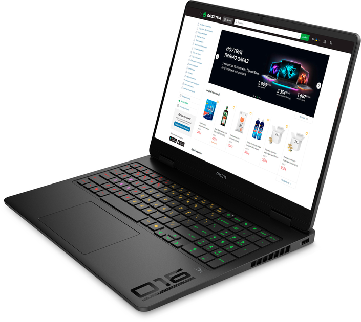 Ноутбук HP Omen Gaming Laptop 16-am0040ua (BV8Y9EA) Shadow
