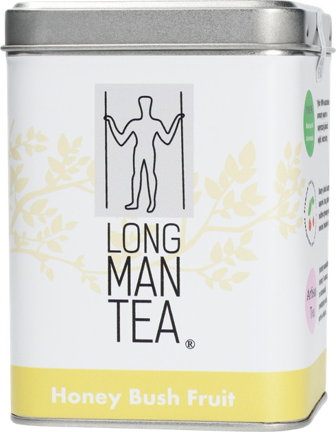 Herbata sypana Long Man Tea Honey Bush Fruit w puszce 120 g (5903299988200) - obraz 1