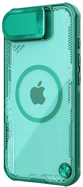 Etui Nillkin Iceblade Prop Magnetic z oslona na aparat i podstawka na Apple iPhone 16e Green (6902048296374) - obraz 4