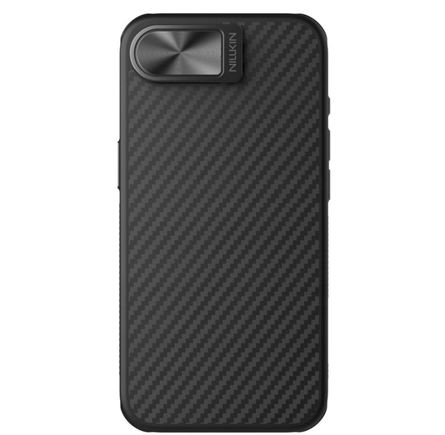 Etui Nillkin CarboProp Magnetic z oslona na aparat i podstawka na Apple iPhone 16e Black (6902048297111) - obraz 1