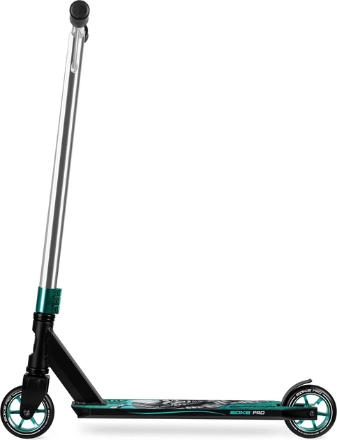 Самокат трюковий Soke PRO Сріблясто-бірюзовий 1524-801208 (5903890611361) - зображення 2