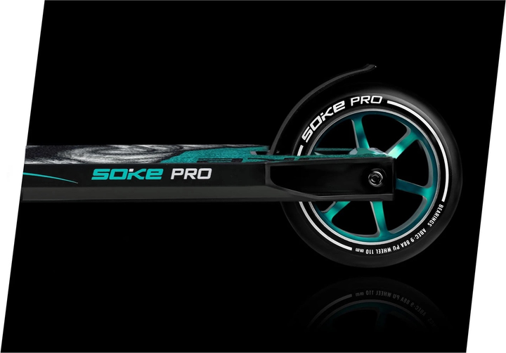 Самокат трюковий Soke PRO Сріблясто-бірюзовий 1524-801208 (5903890611361) - зображення 13
