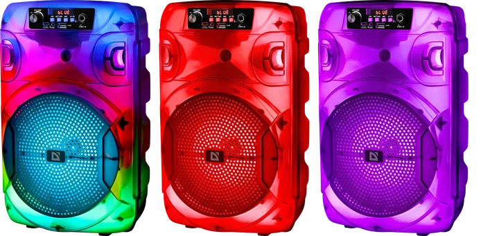Портативная колонка Defender Boomer 12 15W RGB Black (4745091890333) - изображение 2